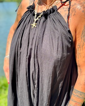 Robe PALOMA noir Laraethnics 2
