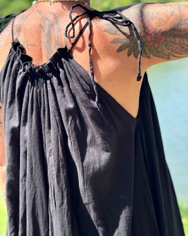 Robe PALOMA noir Laraethnics 3