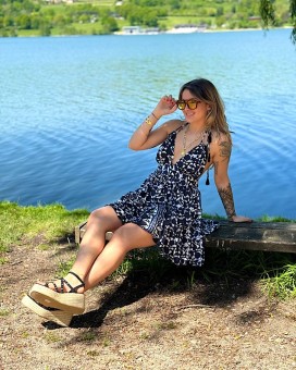 Robe CENOTE bleu Laraethnics 1