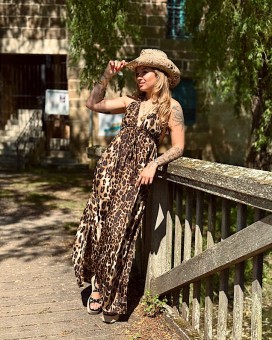 Robe CORALIE léopard Laraethnics 3