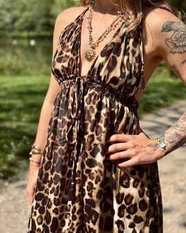 Robe CORALIE léopard Laraethnics 4