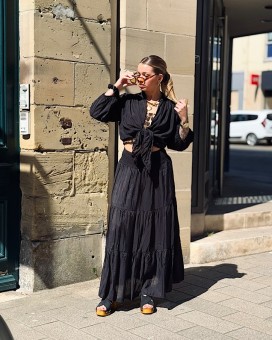 Gilet MARIA noir Laraethnics 2