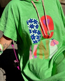 Robe sweat WOODY verte BANDITAS 4