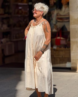 Robe PALOMA beige Laraethnics 1