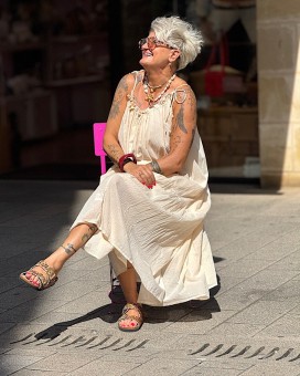 Robe PALOMA beige Laraethnics 5