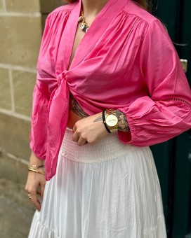 Gilet MARIA rose Laraethnics 2