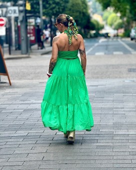 Robe JULIA verte 2