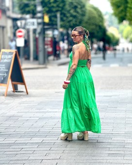Robe JULIA verte 3