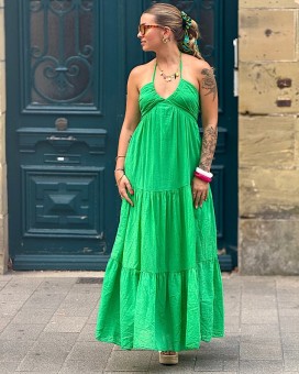 Robe JULIA verte 4