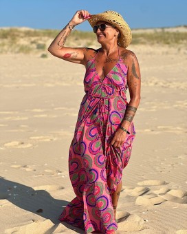 Robe PATTI rose 1