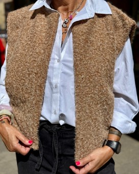 Gilet MAURICE Camel 3