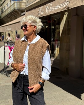 Gilet MAURICE Camel 1