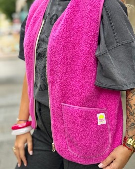 Gilet LUCIEN rose 5