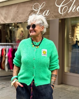 Gilet Smiley vert 1