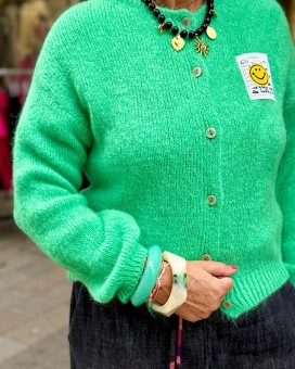 Gilet Smiley vert 3