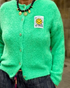 Gilet Smiley vert 2