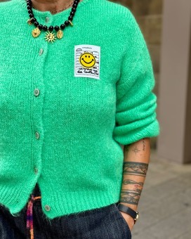 Gilet Smiley vert 4