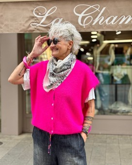 Pull Madeleine fushia Marie Ile De Ré 1