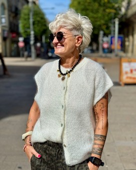 Gilet Billy écru Marie Ile De Ré 1