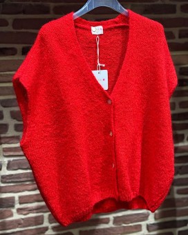 Pull Madeleine rouge Marie Ile De Ré 2