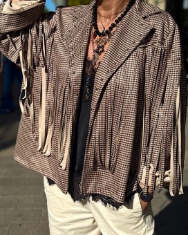 Veste DAVY à franges - Boutique La Chamade à Brive