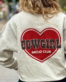 Sweat COWGIRL - MARCELLO marque française - Boutique La Chamade - Brive