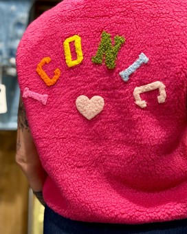 Gilet ICONIC rose - Boutique La Chamade