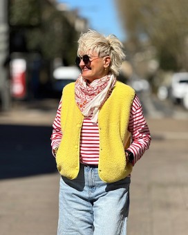 Gilet ICONIC jaune - Boutique La Chamade