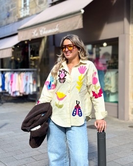 Chemise POSITIVE jaune - La Chamade