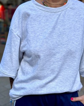 Sweat ICONIC gris - Boutique La Chamade