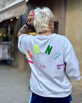 Sweat ICONIC gris - Boutique La Chamade