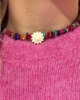 Choker SUNLLY jaune - Boutique La Chamade