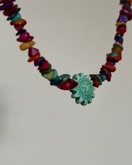 Choker SUNLLY vert - Boutique La Chamade