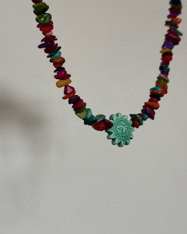 Choker SUNLLY vert - Boutique La Chamade