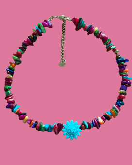 Choker SUNLLY vert - Boutique La Chamade