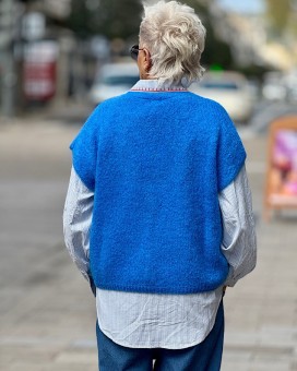 Pull Madeleine bleu Marie Ile De Ré - Boutique La Chamade - Brive