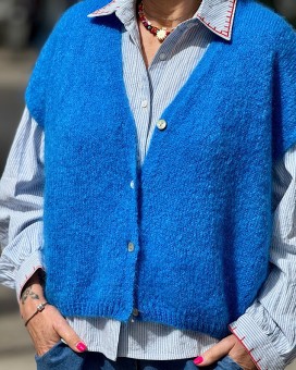 Pull Madeleine bleu Marie Ile De Ré - Boutique La Chamade - Brive