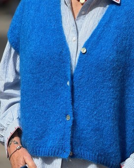 Pull Madeleine bleu Marie Ile De Ré - Boutique La Chamade - Brive