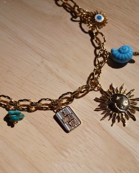 Collier SUNLLY dolce blue - Boutique La Chamade