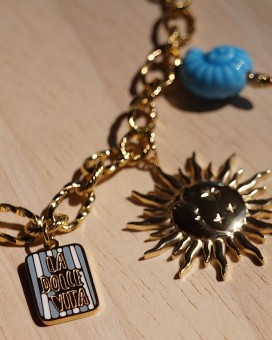 Collier SUNLLY dolce blue - Boutique La Chamade