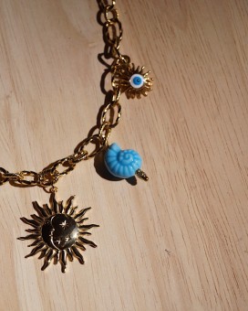 Collier SUNLLY dolce blue - Boutique La Chamade