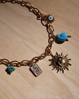 Collier SUNLLY dolce blue - Boutique La Chamade
