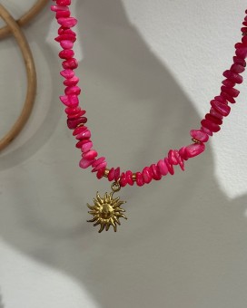 Choker SUNLLY rosa - Boutique La Chamade