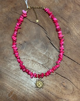 Choker SUNLLY rosa - Boutique La Chamade