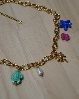 Collier SUNLLY palm - Boutique La Chamade