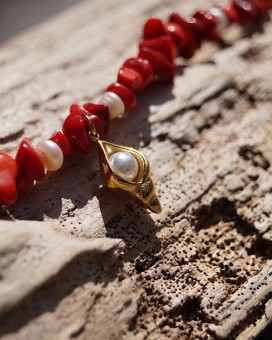 Choker SUNLLY nacre - Boutique La Chamade