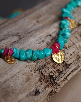 Choker SUNLLY blue glow - Boutique La Chamade