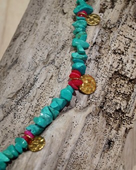 Choker SUNLLY blue glow - Boutique La Chamade