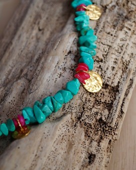 Choker SUNLLY blue glow - Boutique La Chamade