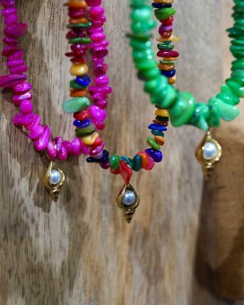 Choker SUNLLY nacre colors - Boutique La Chamade